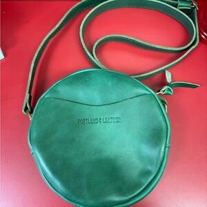 Portland Leather Emerald Crossbody Bag
